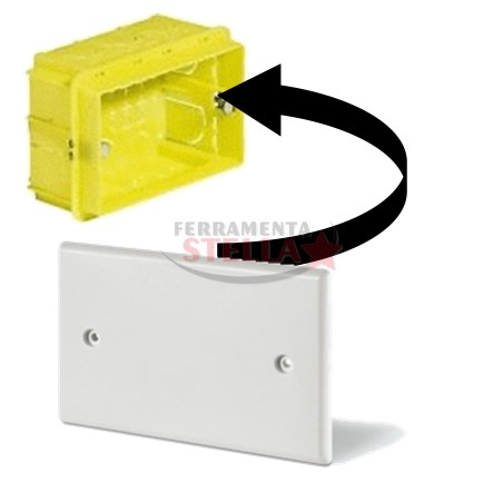 PLACCA TONDO E SIMILARI RESINA BIANCO CIECA A COPERCHIO PER SCATOLE 503