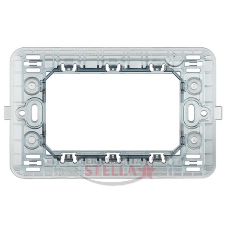 SUPPORTO SCATOLA 504 4 POSTI LIFE ELETTROCANALI tipo LIVING INTERNATIONAL