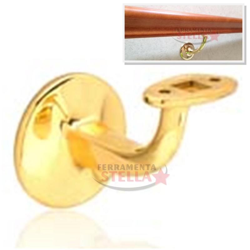 SUPPORTO CORRIMANO CORIMANO PASSA MANO SCALA SCALE OTTONE PASSAMANO MANIGLIA