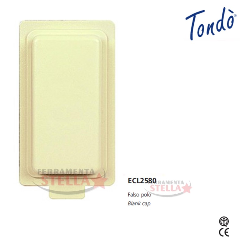 FALSO POLO INTERRUTTORE MAGIC TONDO' COPRI FORO PRESA FRUTTO AVORIO