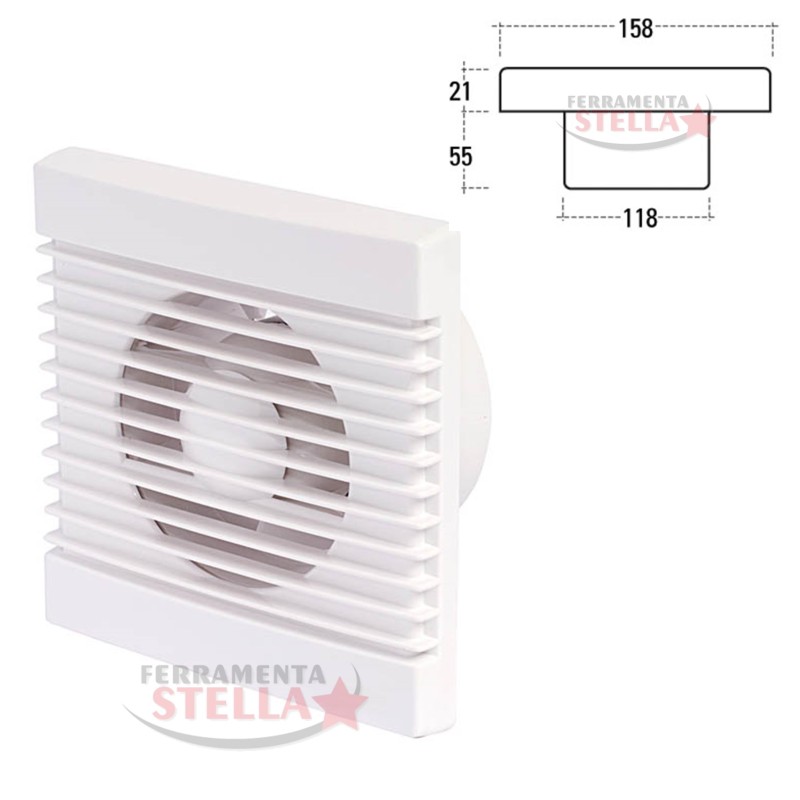 ASPIRATORE ELETTRICO VORTICE ARIA AREATORE AREAZIONE ÿ 120 VENTOLA BAGNO CUCINA