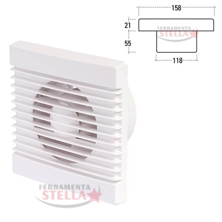 ASPIRATORE ELETTRICO VORTICE ARIA AREATORE AREAZIONE ÿ 120 VENTOLA BAGNO CUCINA