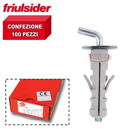 TASSELLO ANCORANTE PROLUNGATO in NYLON MATTONE PIETRA LEGNO CALCESTRUZZO